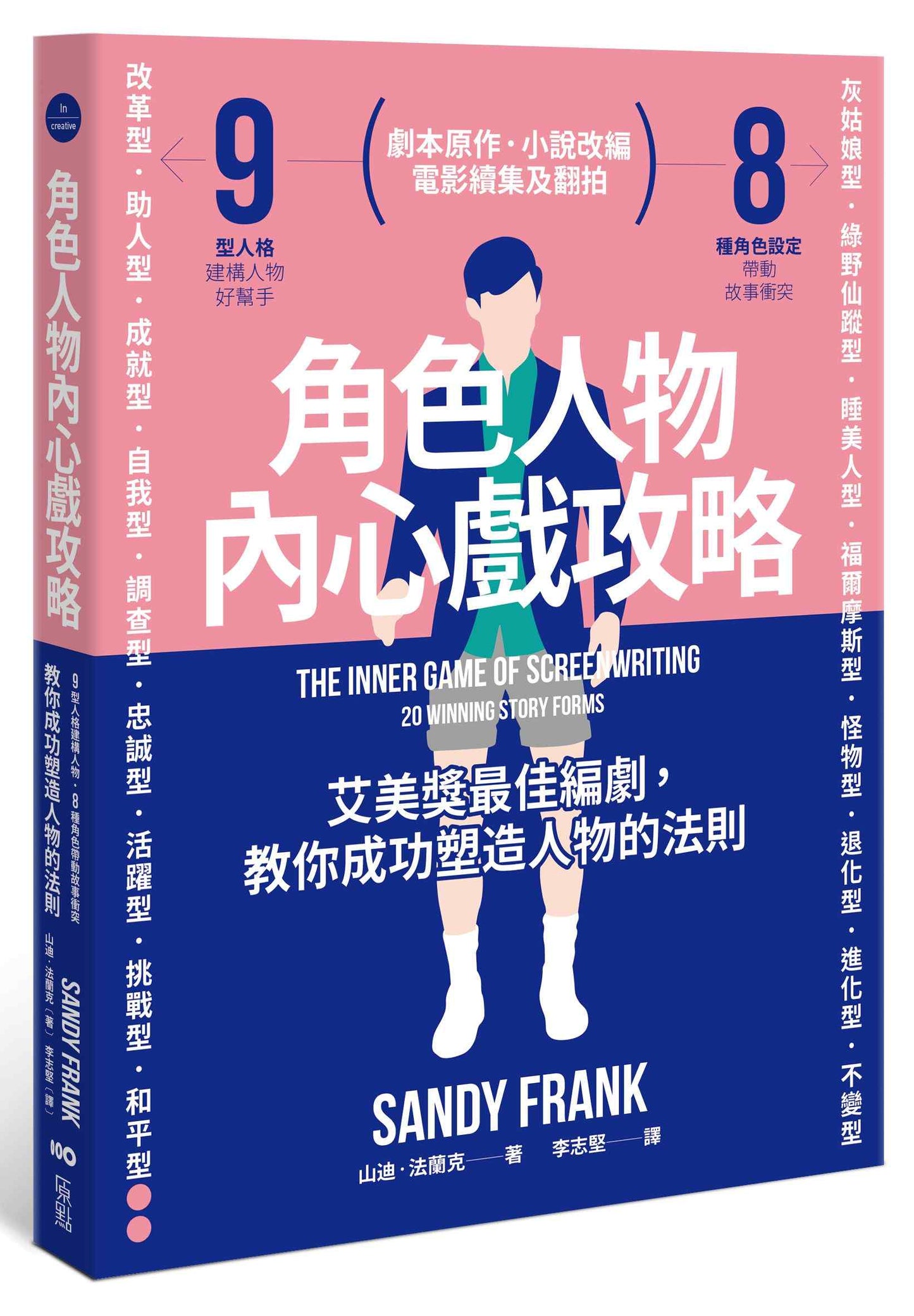 角色人物內心戲攻略:9型人格建構人物,8種角色帶動故事衝突!教你成功塑造人物的法則