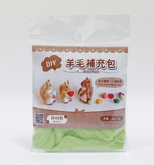 DIY純羊毛補充包-青蘋