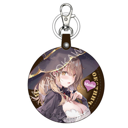 不時輕聲地以俄語遮羞的鄰座艾莉同學(原作) 造型皮革吊飾 D