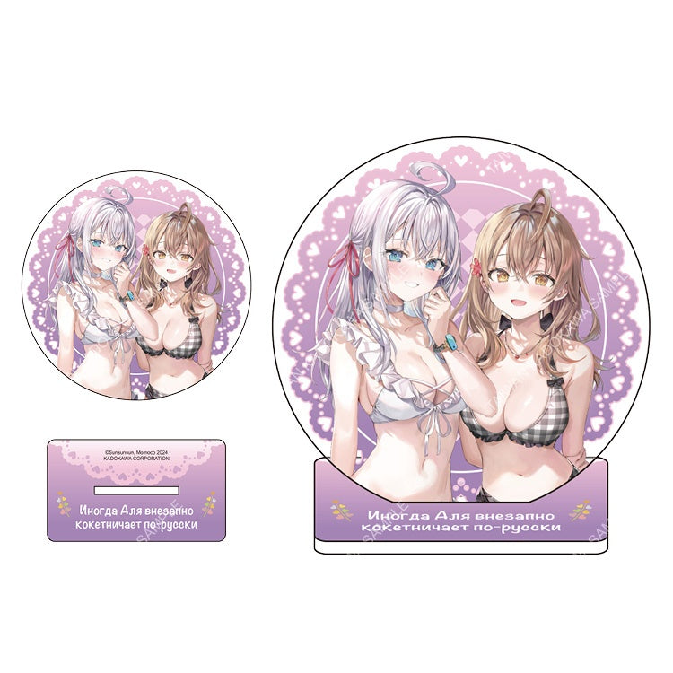 不時輕聲地以俄語遮羞的鄰座艾莉同學(原作) 壓克力杯墊立牌 A