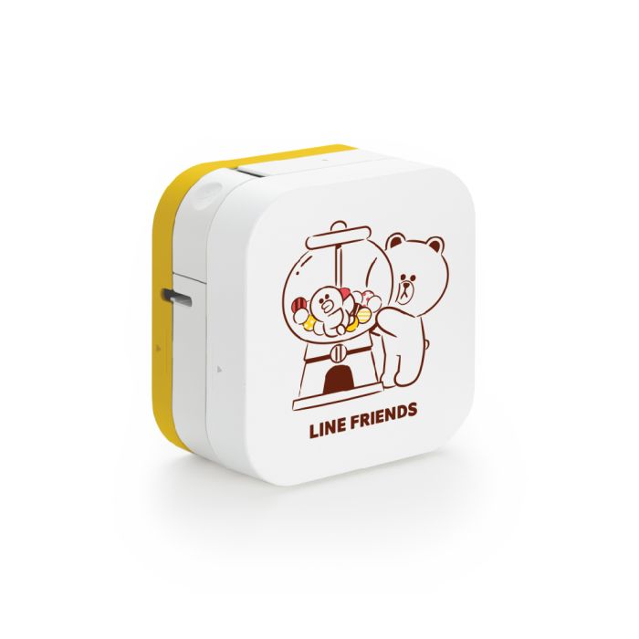 Brother PTP300BTLB LINE FRIENDS 藍牙標籤機 PT-P300BTLB P-touch Cube Bluetooth Label Printer for iPhone/iPad/Smartphones (iOS/Android)