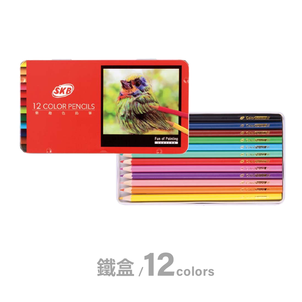 NP-120 樂趣色鉛筆 【12色】