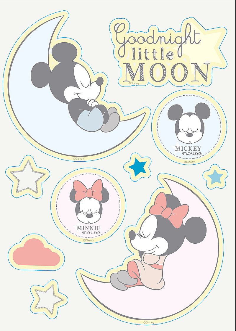 迪士尼夜光貼LITTLE MOON