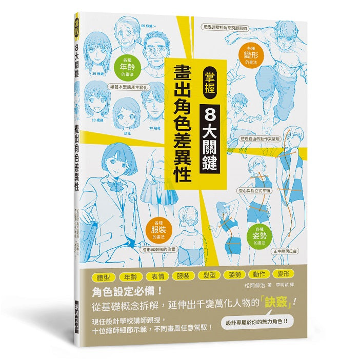 掌握8大關鍵畫出角色差異性