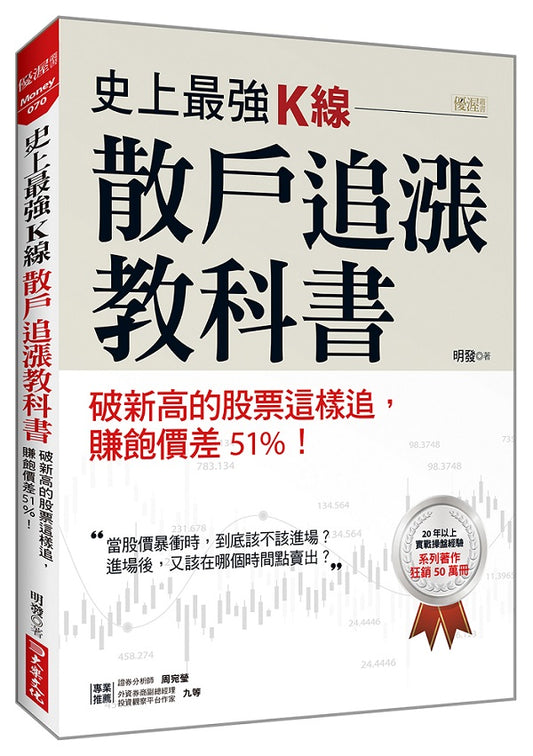 史上最強K線,散戶追漲教科書:破新高的股票這樣追,賺飽價差51%!