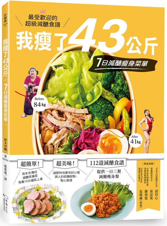 我瘦了43公斤,7日減醣瘦身菜單