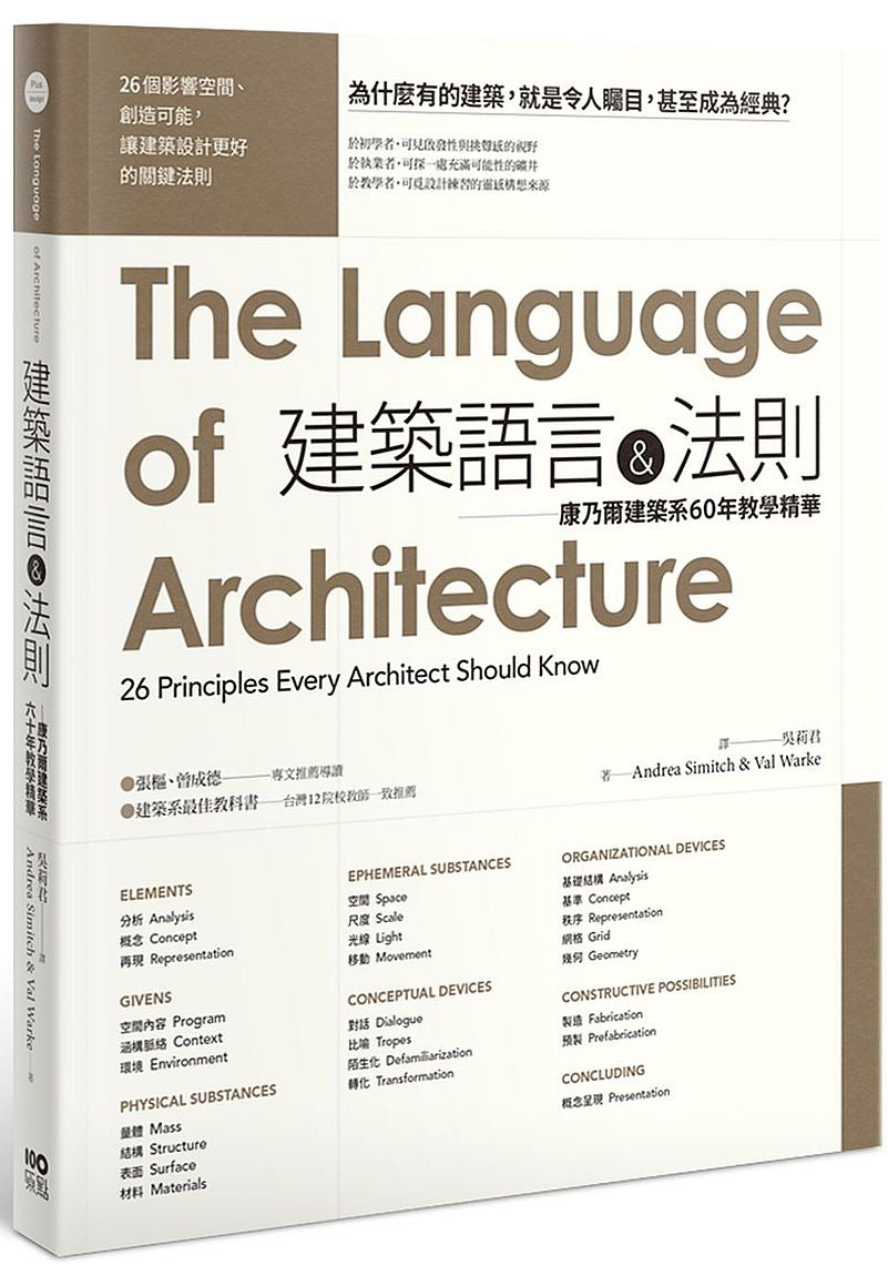 建築語言&法則:康乃爾建築系60年教學精華