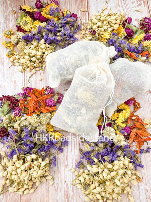 🌸 七色花 + 玫瑰鹽（ 7 天 使用過濾袋 套裝 ✨ ）