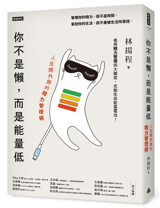 你不是懶，而是能量低：人生開外掛的精力管理術