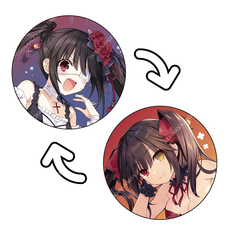 DATE A LIVE 約會大作戰(原作) 3D光柵胸章 A