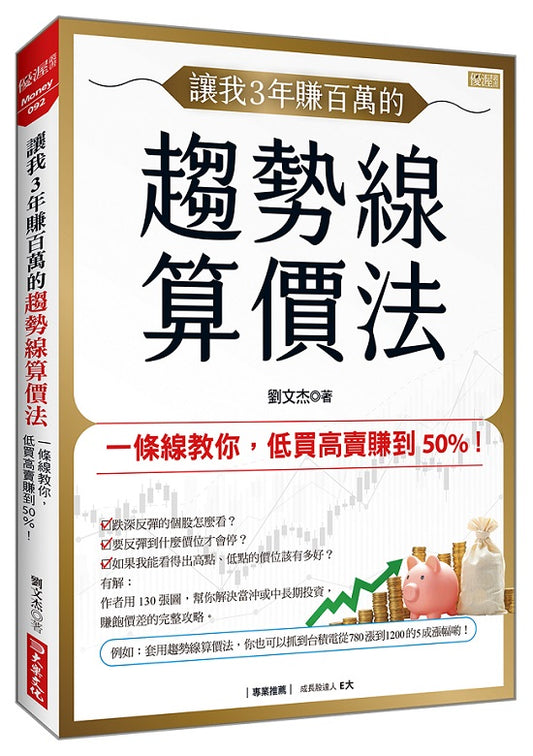 讓我３年賺百萬的趨勢線算價法：一條線教你，低買高賣賺到50%！