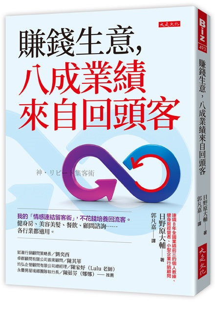 賺錢生意，八成業績來自回頭客：我的「情感連結留客術」，不花錢培養回流客。健身房、美容美髮、餐飲、顧問諮詢……各行業都適用。