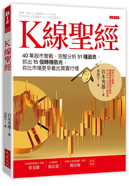 Ｋ線聖經：40年股市實戰、完整分析51種圖表、抓出15個轉機徵兆，你比市場更早看出買賣行情