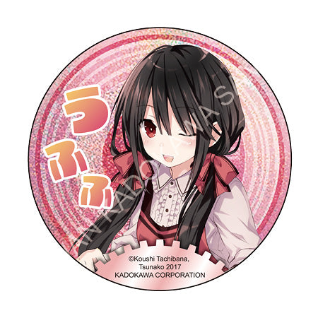 DATE A LIVE 約會大作戰(原作) 雷射貼圖風胸章 B