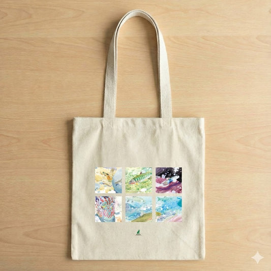 百川帆布袋：從山澗到海口，追尋淡水魚的一年旅程