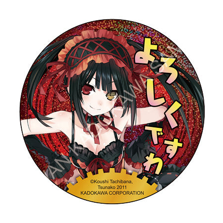 DATE A LIVE 約會大作戰(原作) 雷射貼圖風胸章 A