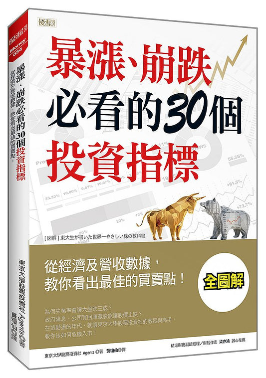 暴漲、崩跌必看的30個投資指標：從經濟及營收數據，教你看出最佳的買賣點！