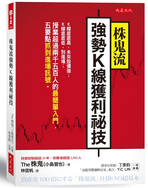 株鬼流強勢Ｋ線獲利祕技：Ｋ線底底高，未來股價強；Ｋ線底底低，別進場；授業超過兩千五百人的最簡單入門，五要點抓到進場訊號。