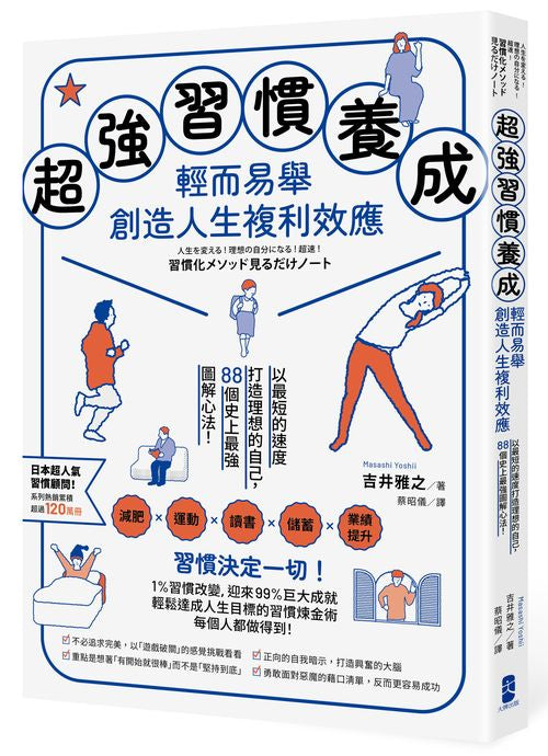 超強習慣養成，輕而易舉創造人生複利效應：以最短的速度打造理想的自己，88個史上最強圖解心法！