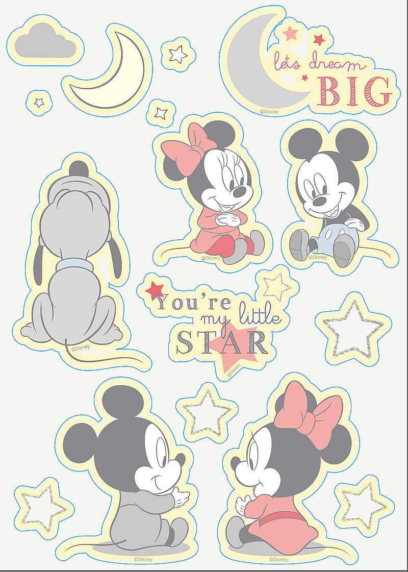 迪士尼夜光貼LITTLE STAR